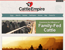 Tablet Screenshot of cattle-empire.net